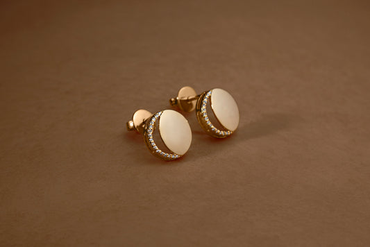 Waning Crescent Earring