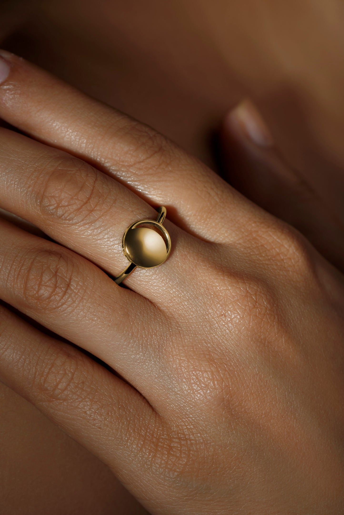 Waxing Crescent Ring